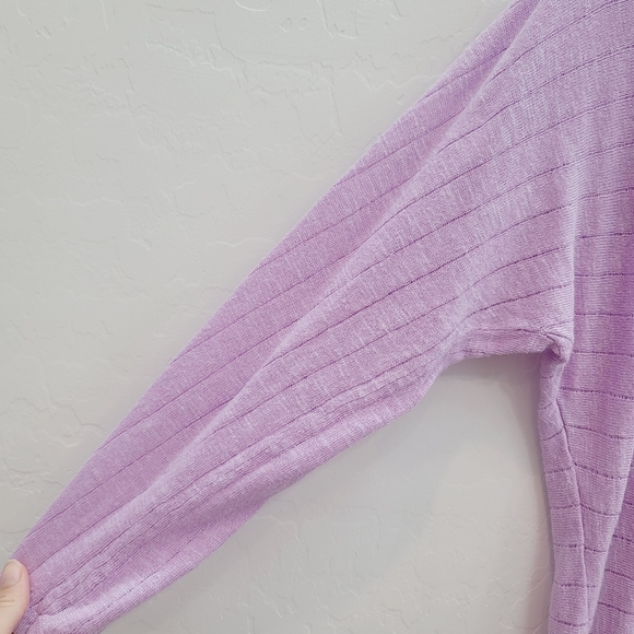 💕 Style & Co. Lilac Pullover Blouse Top Women's Size Small Petite - Picture 7 of 8